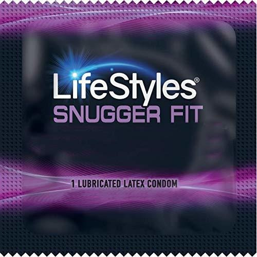 Lifestyles Snugger Fit Con Estuche Plateado De Bolsillo Luna