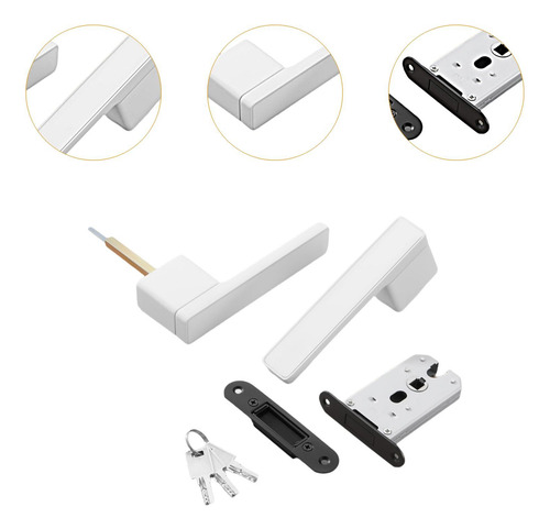 Cerradura De Puerta Palanca De Puerta Para Puertas Derecha E