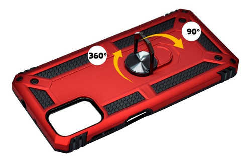Imagen 3 de 9 de Funda Anillo Magnetica Case Uso Rudo Modelos Moto Motorola