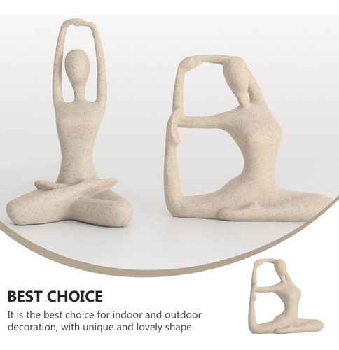 Adorno Para Estatua De Yoga, 1 Pieza, Postura De Yoga, Decor