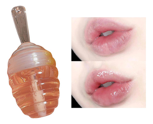 3 Aceite Labial Hidratante Bálsamo Labial Melocotón