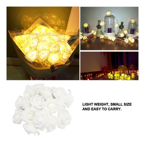 Cadena De Luces Artificiales Usb De 3 Metros Y 20 Led, Color
