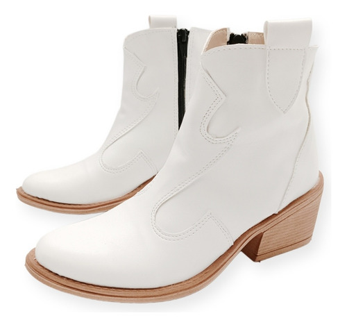 Botas Texana Caña Baja Invierno Texas Modessa Tendencia Dama