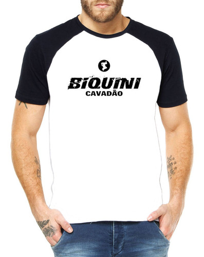 Camiseta Raglan Biquini Cavadão 100% Poliéster