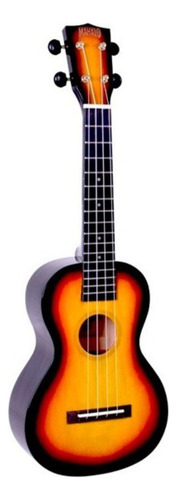 Ukelele Concierto Mahalo Hano Concert Con Funda Mh23ts Color Sunburst