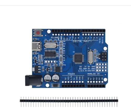 Placa De Desarrollo Uno R3 Compatible Tipo Usb C