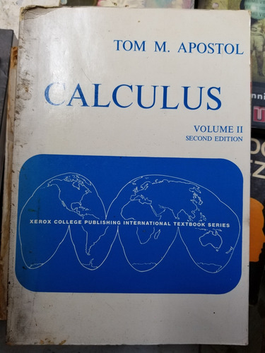 A6 Tom M. Apostol Calculus Vol. 2 2.a Edición En Inglés (Usado)