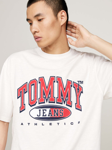 Playera Oversize Estilo Informal De Hombre Tommy Jeans