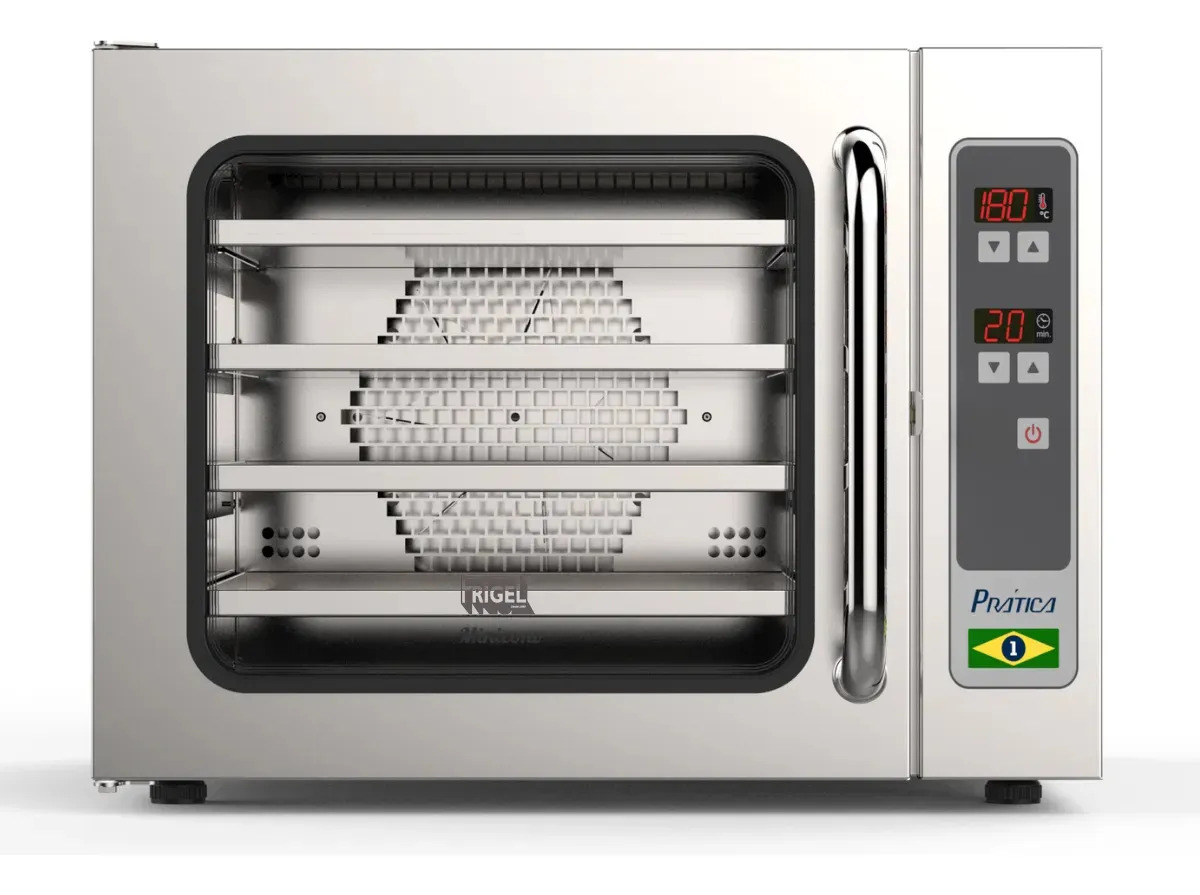 Mini Forno Convecção Prática Miniconv Elétrico 220V Para Panificação