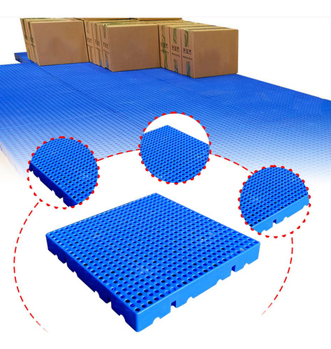 Pp Pallet Ventilation Floor Palet, Respirável, Nidável S