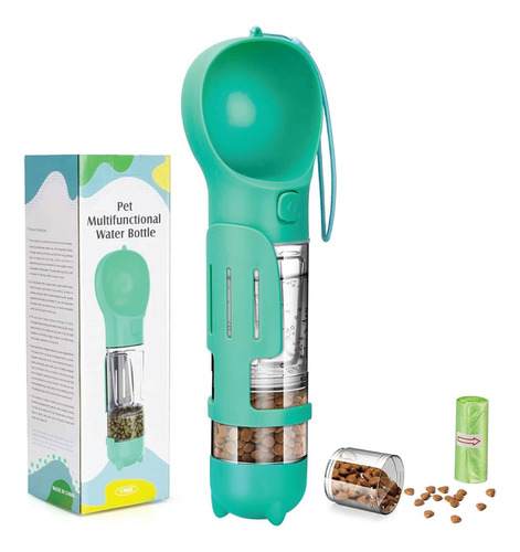 Bebedero Portatil 500ml Multifuncional 4 In 1 Water Bottle
