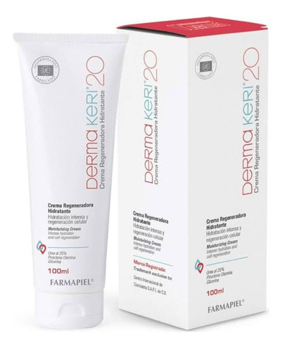 Crema Derma Keri 20 Regeneradora Hidratante 100ml