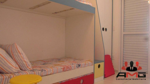 Apartamento Com 3 Dormitórios À Venda, 98 M² Por R$ 790.000,00 - Indaiá - Bertioga/sp - Ap2331