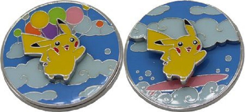 Pokemon Flying & Surfing Pikachu Pin Pokemon Tcg Unidad