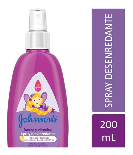 Johnson & Johnson Spray Para Peinar Fuerza Y Vitamina 200ml