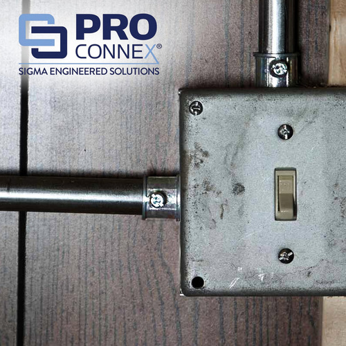 Conector De Tornillo Emt 12 Mm Paquete De 50 Unidades
