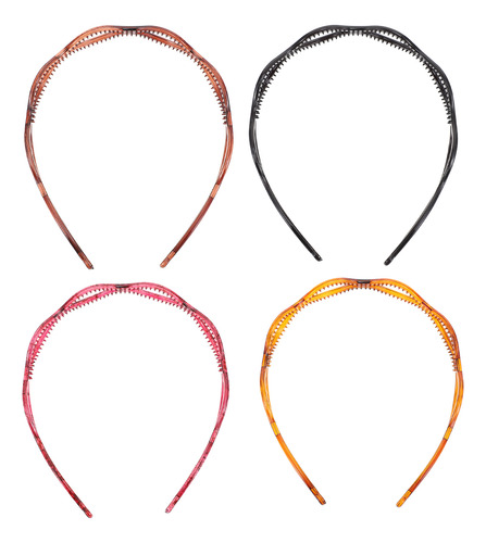 4 Elegantes Diademas Para Lavar Delicadamente La Cara De Las