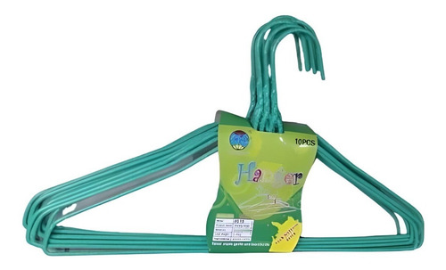 Pack 10 Colgadores Para Poleras Ganchos Perchas Percheros