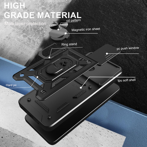 Funda Case Carcasa Uso Rudo Protector Para Honor Negro Honor X8 4g