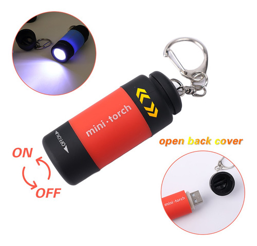 Mini Linterna Led De Bolsillo Portátil P/senderismo, Camping