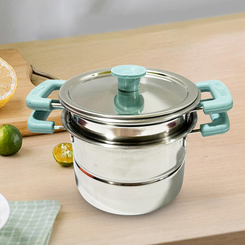 Sartén Cocina Multiusos Herramienta De Olla De Sopa Azul