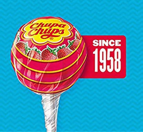 Chupa Chups Paletas De Caramelo 5 Sabores 60 Unidades