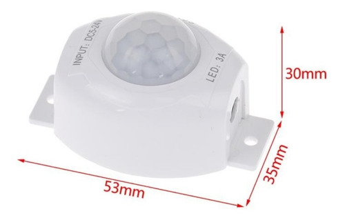 Tira 2 Metros Luz Led Sensor Con Movimiento Noche Luz Calida