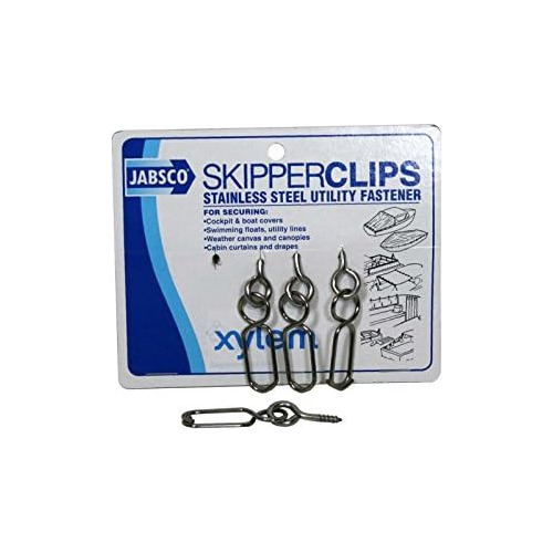 Skipper Flag Clips, 4 Por Paquete 345600000, Skipper Fl...