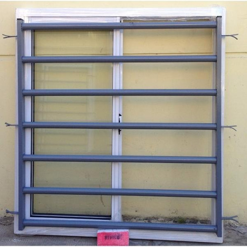 Reja Tubo Horizontal Reforzada Seguridad Para Ventana 100x110 Dentro De Mocheta Tubo De 1.2mm