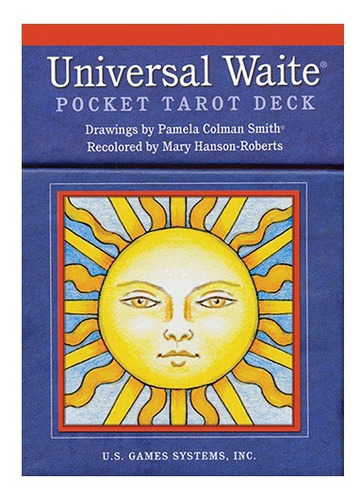 Tarot Pocket Universal Waite Inglés 78 Cartas Usgames