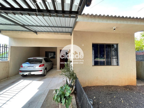 Imagem 2 de 13 de Casa Residencial À Venda, 2 Quartos, 1 Suíte, 2 Vagas, Santa Cruz - Cascavel/pr - 13668