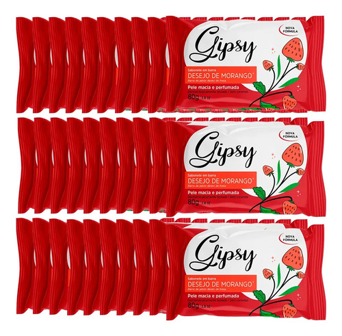 Sabonetes Gipsy Sortidos 80g Kit C/60