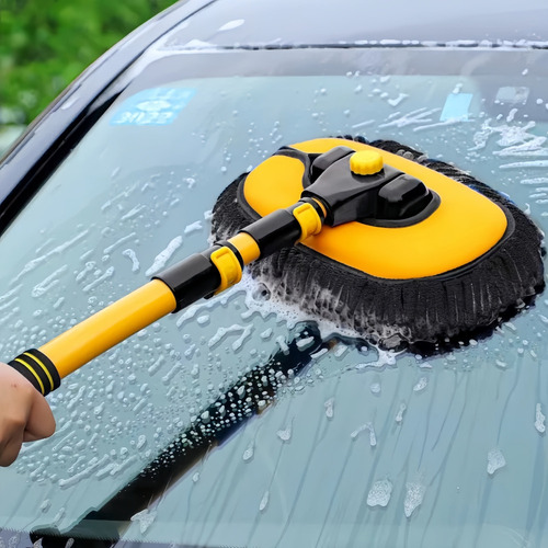 Xyl Cepillo Retráctil De Microfibra For Lavado De Autos