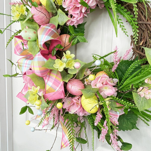 Guirnalda De Flores De Huevo De Pascua, Guirnalda De Puerta