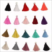Comprar Borlas Y Mini Borlas Para Bisuteria Colores Mixto