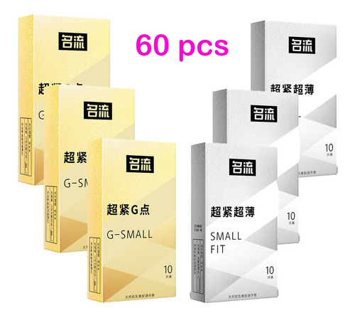 Kit De 60 Preservativos Pequeños De 45 Mm Con Textura 3d Imp