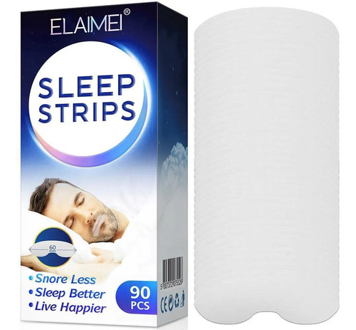 Cinta Adhesiva Antironquidos Para Dormir, Boca, Boca, 90 Tir