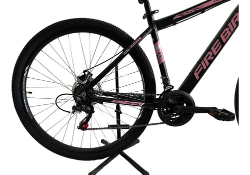 Bicicleta Mountain Mtb Firebird Alum Rodado 29 Disco Susp Color Negro/rosa Claro Tamaño Del Cuadro S