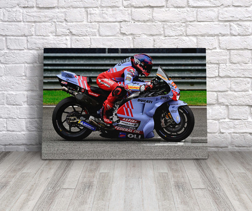 Cuadro Marc Marquez Ducati Motogp Canvas 60x40 Cm