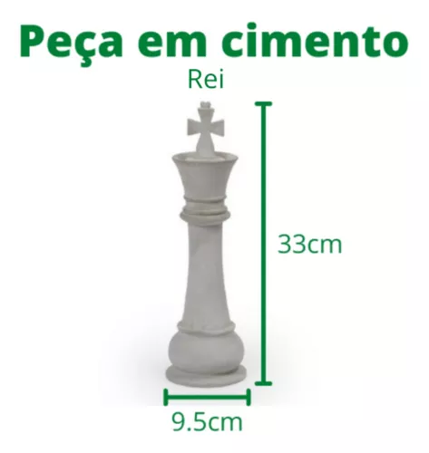 Peça De Xadrez Bispo Torre Peão Decoração Cerâmica Creme