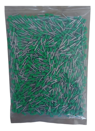 Terminal Ferrul Calibres 22 Awg 1000 Pz, Verde Ve0308 0.3mm²