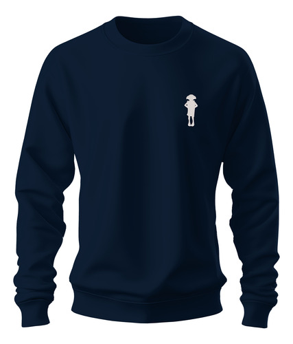 Sudadera Sweater Bordada Elfo Amigo Dobby Silueta Blanco