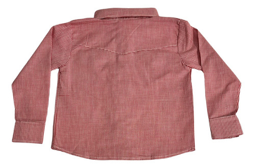 Disfraz De Camisa Vaquera Para Niña Zizoi Talla: 02 A La 08 Rojo 6