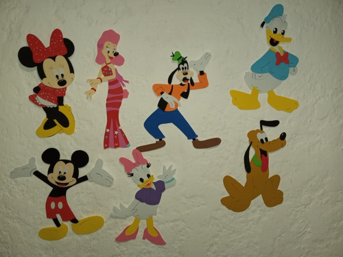 La Casa De Mickey Mouse Minnie Apliques En Goma Eva 20 Cm