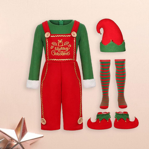 2 Conjunto De Ropa Para Niños, Disfraz De Navidad, Para