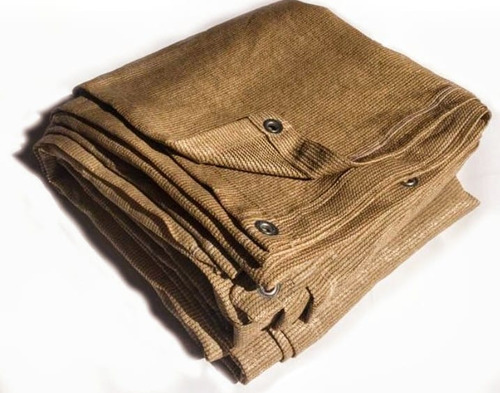 Malla Sombra 4x4 Mts. Raschel 90%. Lista Para Instalarse!! Beige