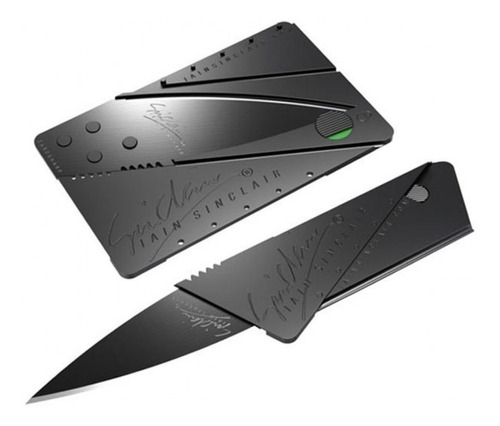 Cuchillo Portatil Tarjeta Plegable Camping De Supervivencia 