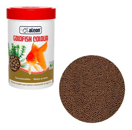 Ração Para Peixes Ornamentais Alcon Goldfish Colour 40g Full