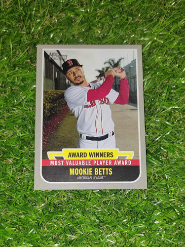 Cv Mookie Betts 2019 Topps Heritage Award Winners 1970