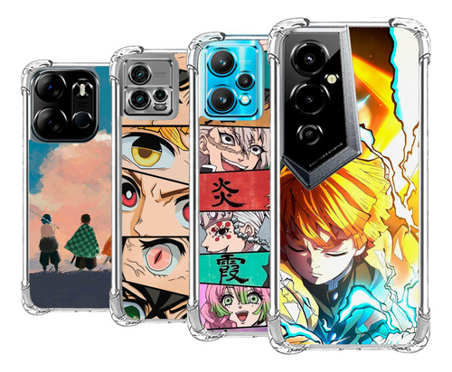 Forro Antigolpes Kimetsu No Yaiba Infinix Todos Los Modelos